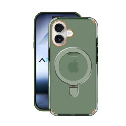 Funda Smoked Magsafe Con Anilla iPhone 16e 5 Colores