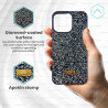 Funda Silicona con Cristales Diamante iPhone 16E - 4 Colores