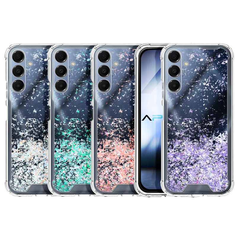 Funda Gel transparente purpurina Samsung Galaxy A56 4 -Colores