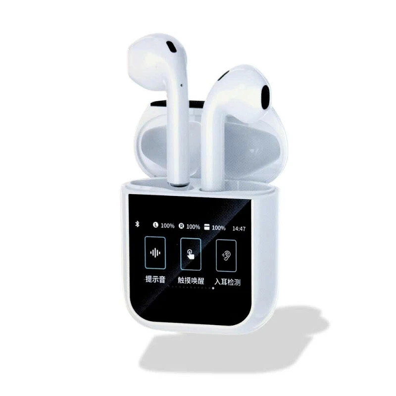 Auriculares TWS WiWU T24 Bluetooth 5.4 con Pantalla Grande TFT