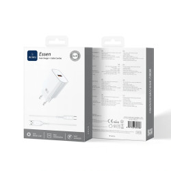 WIWU Wi-G006 A-C Cargador Rápido de 18W con Puerto USB-A