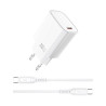 WIWU Wi-G007 Cable Tipo-C Cargador Rápido de 20W con USB-C