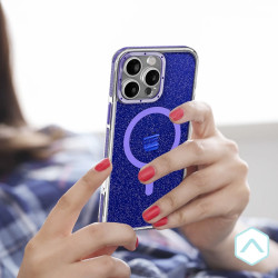Funda Purpurina con Magsafe Apokin iPhone 16e 3 Colores