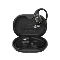 Wiwu Auriculares Bluetooth Deportivos O500 Openbuds Negro
