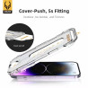 Cristal templado Auto Instalable Grade A+ iPhone 14 Pro MaxColor Negro