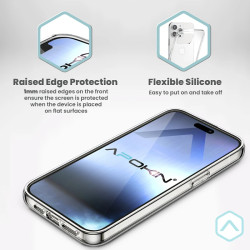 Funda Silicona Oppo Reno 13F Transparente 2.0MM Extra Grosor