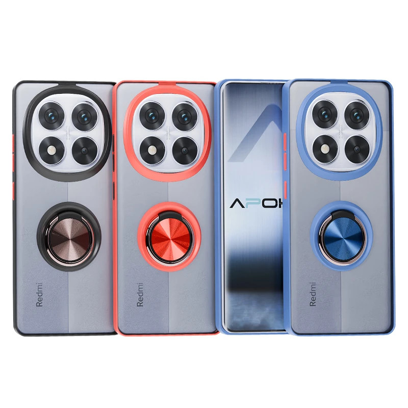 Funda Gel Xiaomi Redmi Note 14 Pro 4g/Poco X7 Iman con soporte Smoked