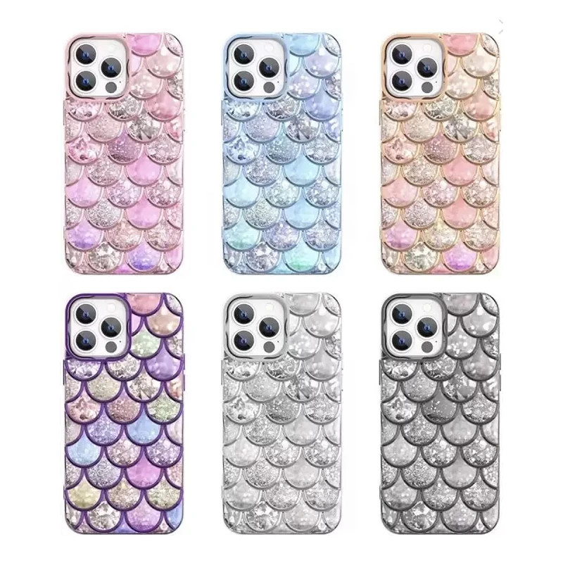 Funda Rombo Efecto Concha iPhone 15 Surtidos