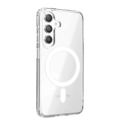 Funda transparente Premium con Magnetic para Samsung Galaxy S25 Edge