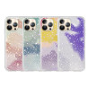 Funda Gel Transparente Purpurina Protección Cámara 3D iPhone 12 / 12 Pro 4 -Colores