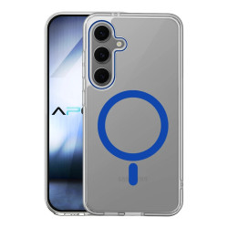 Funda Con Magsafe Glass Samsung S24 4 Colores