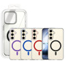 Funda Con Magsafe Glass Samsung S24 Plus 4 Colores