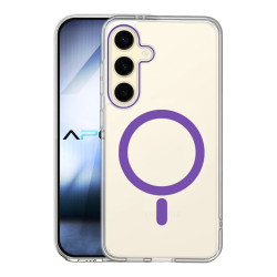 Funda Con Magsafe Glass Samsung S24 Plus 4 Colores