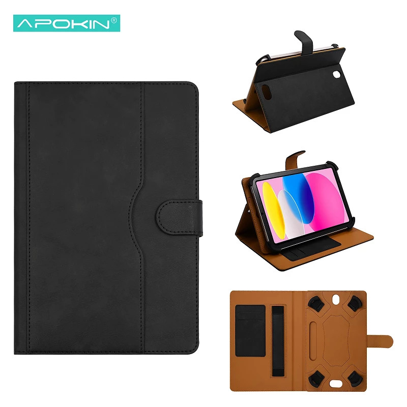 Funda Plegable 7-8 Universal Con Bolsillos Apokin 7 Colores