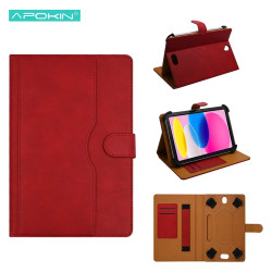 Funda Plegable 7-8 Universal Con Bolsillos Apokin 7 Colores