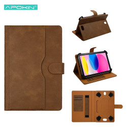 Funda Plegable 7-8 Universal Con Bolsillos Apokin 7 Colores
