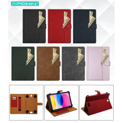 Funda Plegable 7-8 Universal Con Bolsillos Apokin 7 Colores