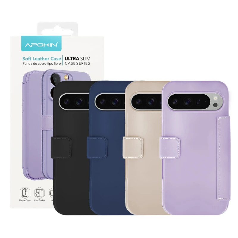 Funda de Tapa Silicona Suave para Google Pixel 10 Pro 4-Colores