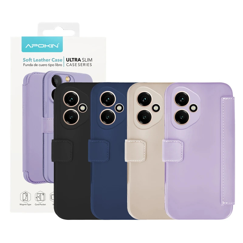 Funda de Tapa Silicona Suave para Honor 400 4-Colores