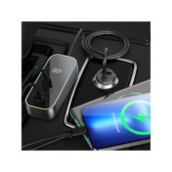 WIWU Cargador Coche Multi-Puerto 120W QC-014