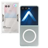 Funda Piel Transparente con Magsafe Plegable para Samsung Z Flip 7