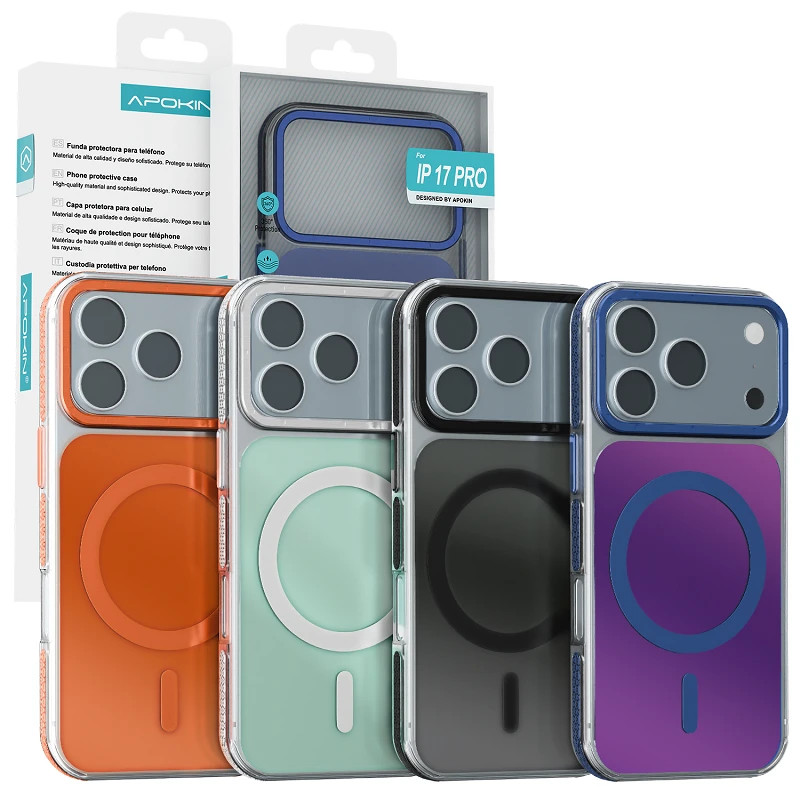 Funda Camaleon Apokin iPhone 17 Pro Magsafe 4 Colores