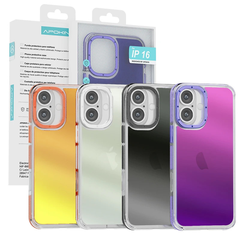 Funda Camaleon Apokin iPhone 17 4 Colores