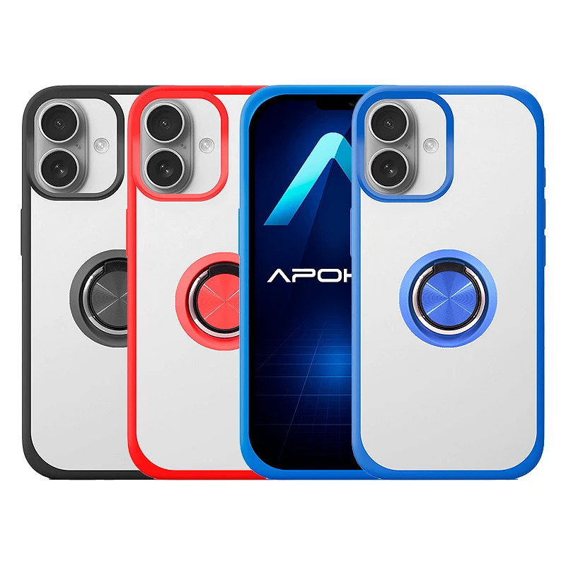 Funda Gel iPhone 17 Iman con soporte Smoked