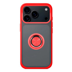 Funda Gel iPhone 17 Pro Iman con soporte Smoked