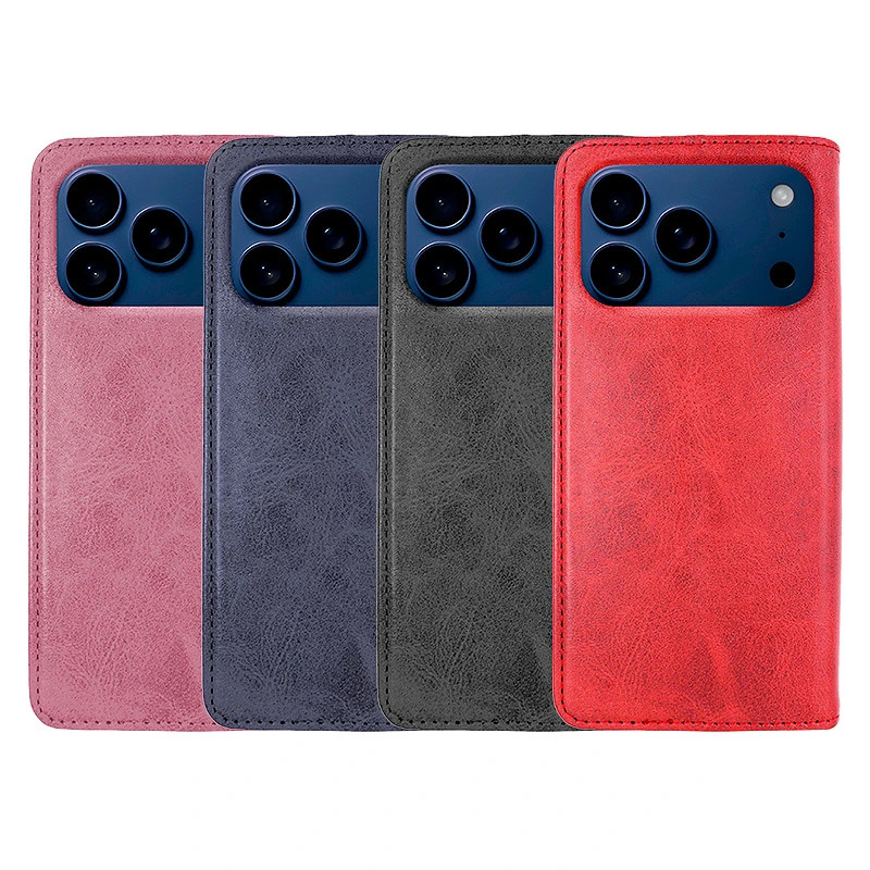 Funda Tapa con Tarjetero iPhone 17 Pro Polipiel - 4 Colores
