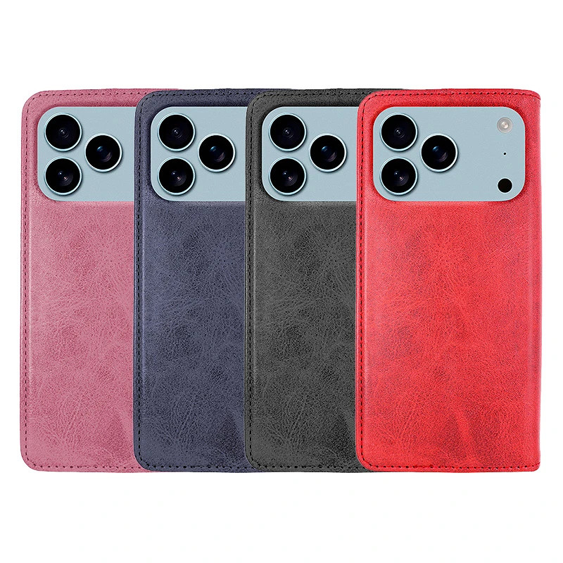 Funda Tapa con Tarjetero iPhone 17 Pro Max Polipiel - 4 Colores
