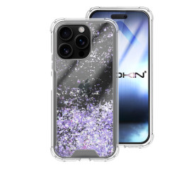 Funda Gel transparente purpurina iPhone 17 4 -Colores