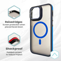 Funda Magsafe Smoked Con Cubre Camara iPhone 17 Pro 3-Color