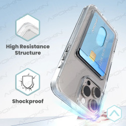 Funda Transparente con Tarjetero para iPhone 17