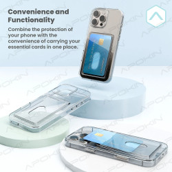 Funda Transparente con Tarjetero para iPhone 17