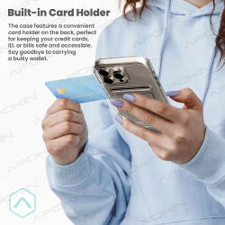 Funda Transparente con Tarjetero para iPhone 17