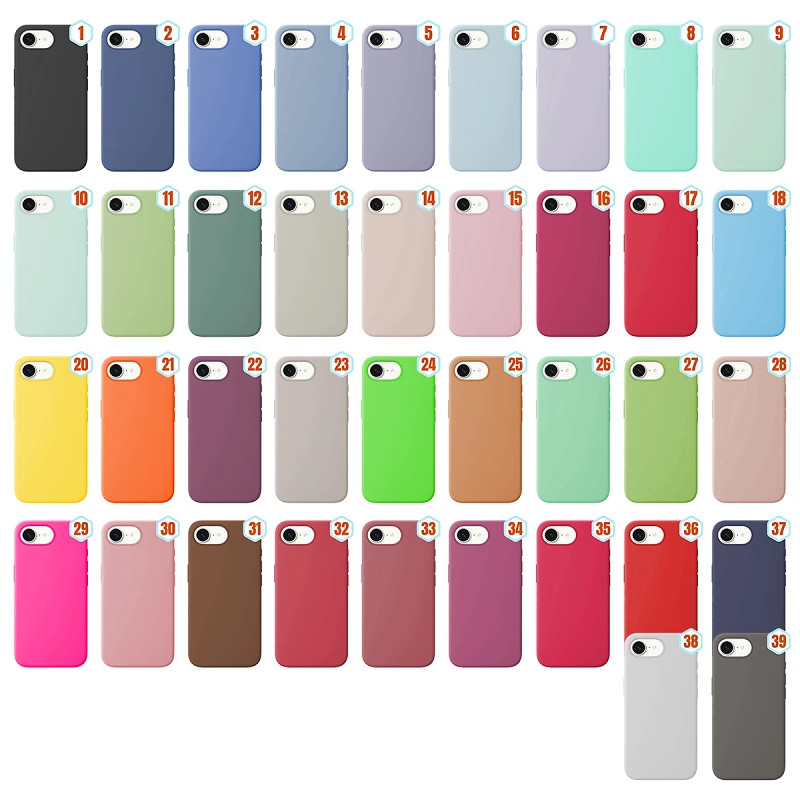 Funda Silicona Liquida Efecto Piel iPhone 17 Pro disponible en 39 Colores