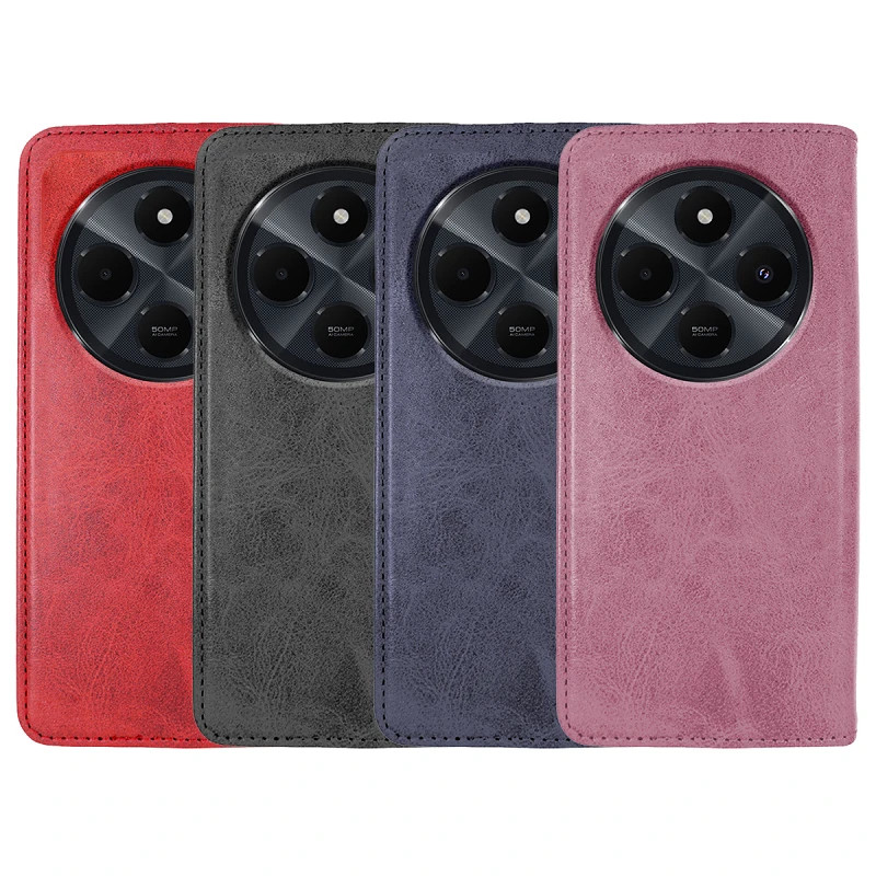 Funda Tapa con Tarjetero Xiaomi Redmi 15C Polipiel - 4 Colores