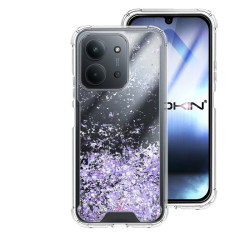 Funda Gel transparente purpurina Xiaomi Redmi 15C 4 -Colores