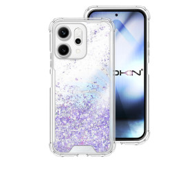 Funda Gel transparente purpurina Oppo Reno 14 4 -Colores