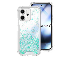 Funda Gel transparente purpurina Oppo Reno 14 Pro 4 -Colores
