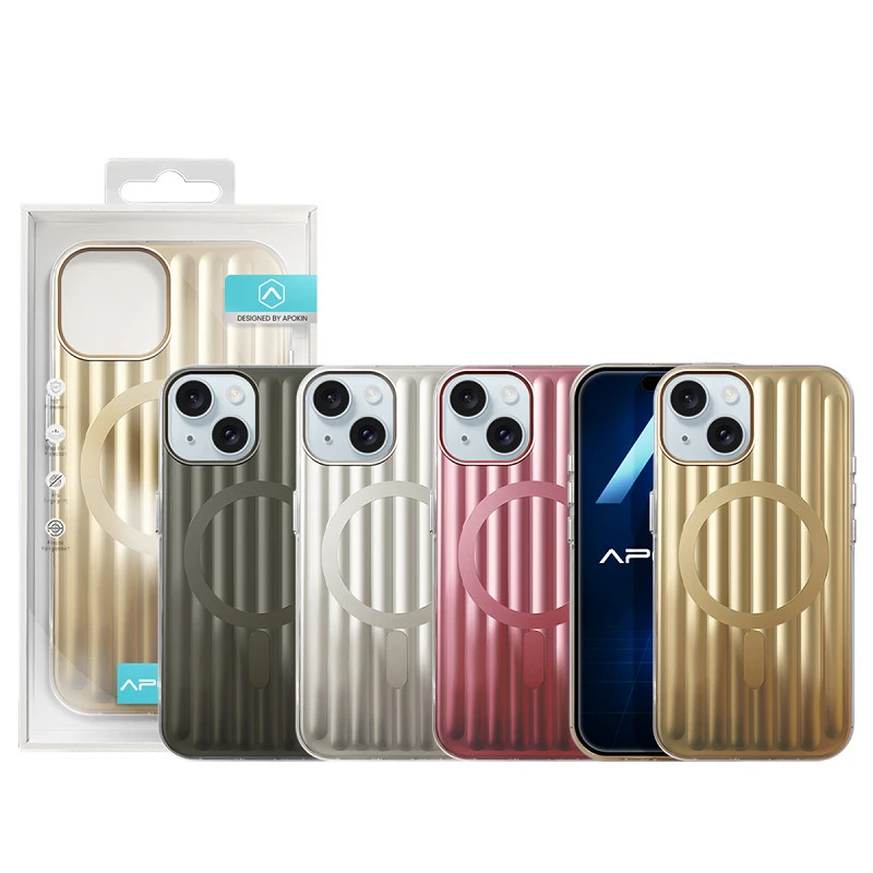 Funda Mate Metalizada con Magsafe para iPhone 15