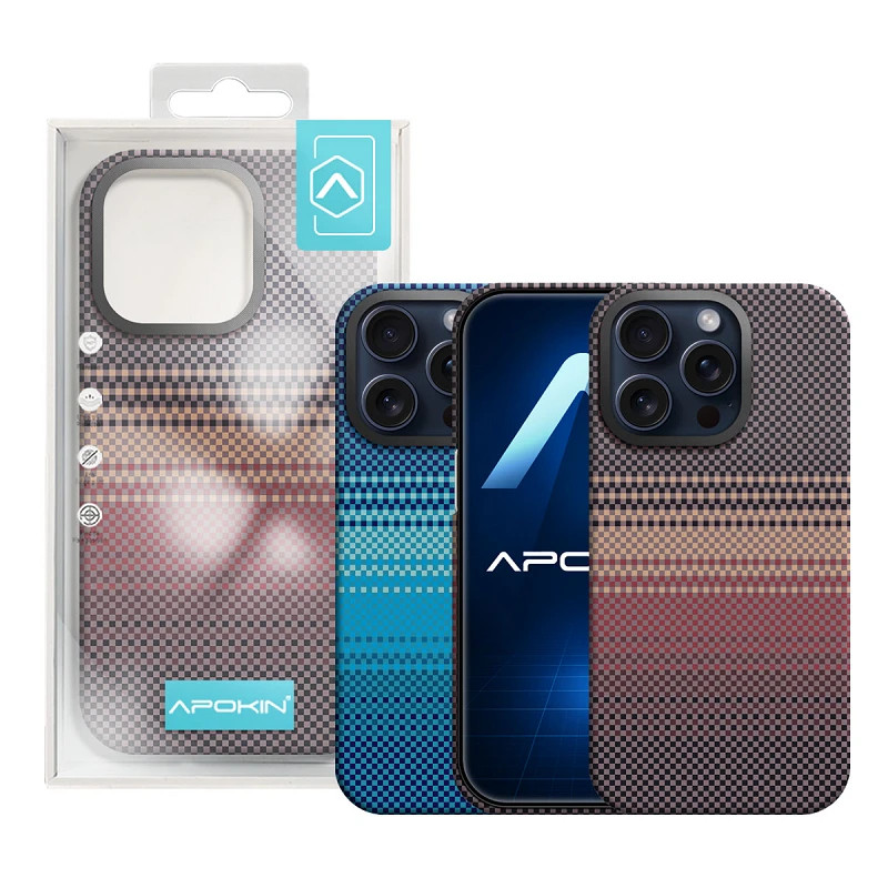 Funda Kevlar Fibra con Magsafe para iPhone 15 Pro Max