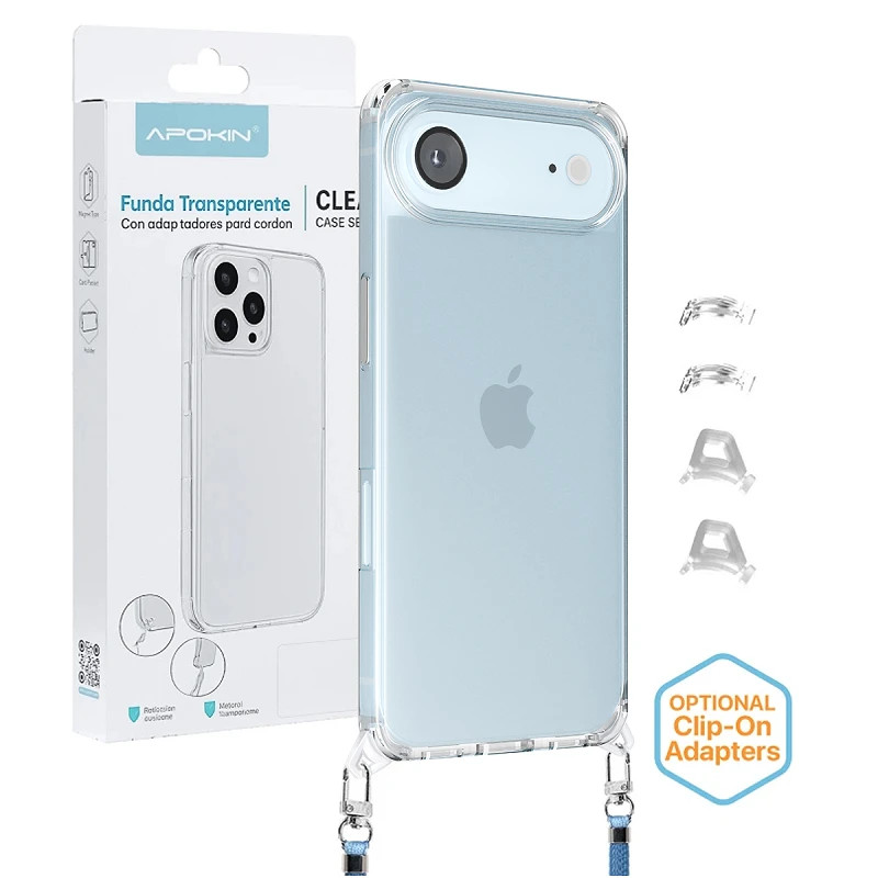 Funda 2en1 ClearStrap Transparente para iPhone 17 Air