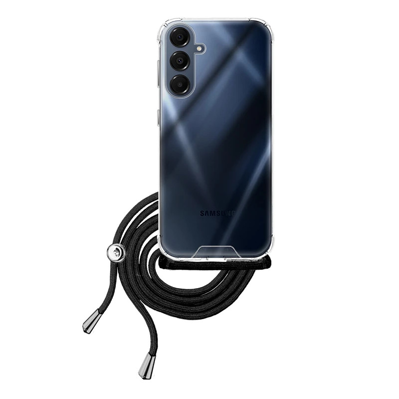 Funda Gel transparente Anti-golpe con Cordon - Samsung A16