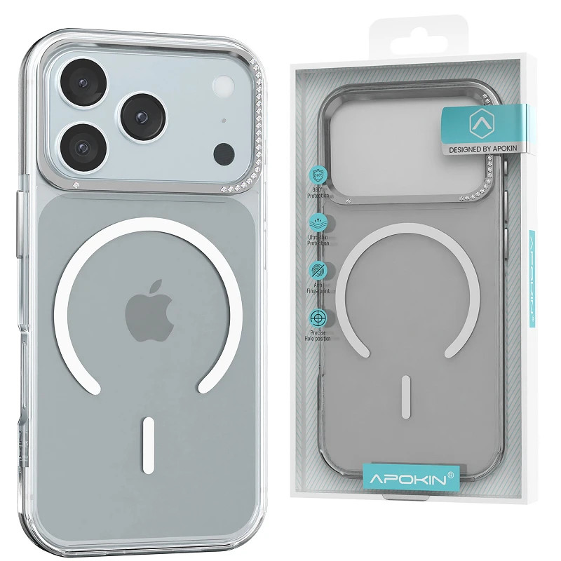 Funda Puro Diamante Acrilica con Magsafe para iPhone 17 Pro Max