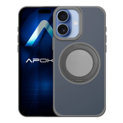 Funda Smoked Con Soporte Giratorio para iPhone 17