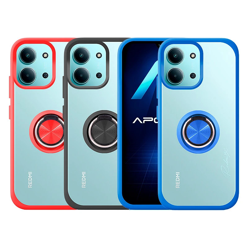 Funda Gel Xiaomi Redmi 15C 4G 173 Iman con soporte Smoked