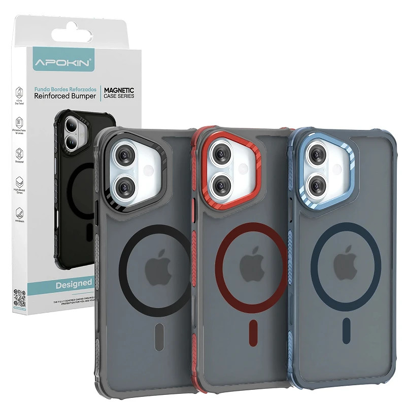 Funda Smoked Magsafe Rock Apokin iPhone 17 - 3 Colores