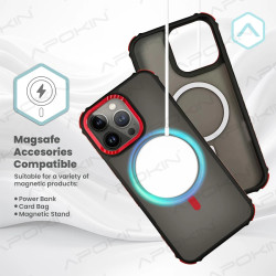 Funda Smoked Magsafe Rock Apokin iPhone 17 Pro Max - 3 Colores